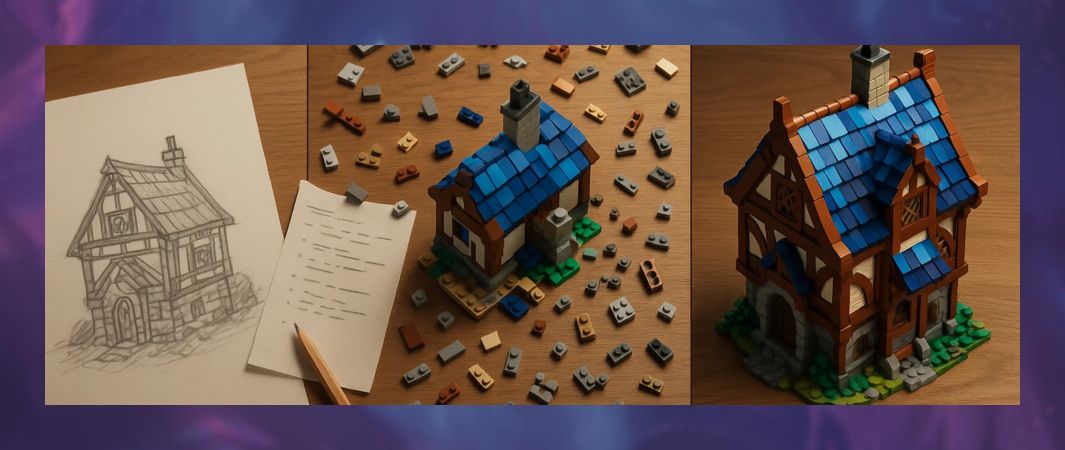 LEGO Ideas postup nacrtu noveho lega